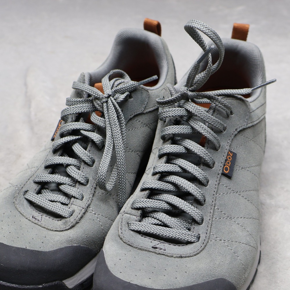 Oboz Mens 9.5 Hiking Shoes Green Bozeman Low Suede Lace Up Trail Trek Outdoor - Picture 11 of 15